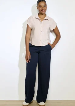 LolaLiza Glanzende soepele blouse- Tops En T-Shirts