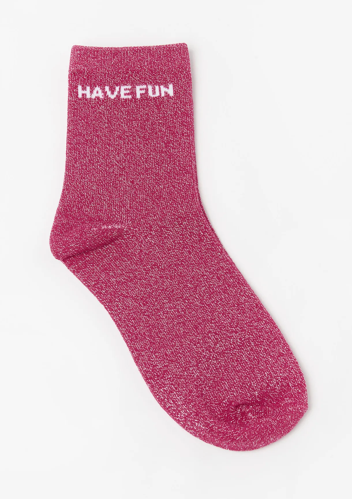 LolaLiza Glittersokken met tekst- Accessoires