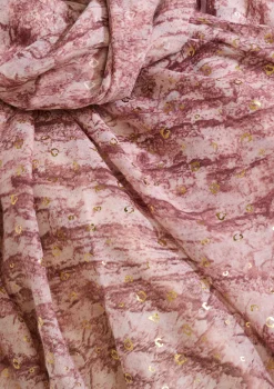 LolaLiza Goudfolie marmer sjaal- Accessoires