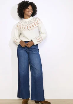 LolaLiza Grafisch jacquardtrui- Truien En Cardigans