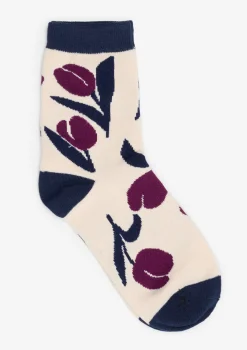 LolaLiza Grafische sokken met tulpen- Accessoires