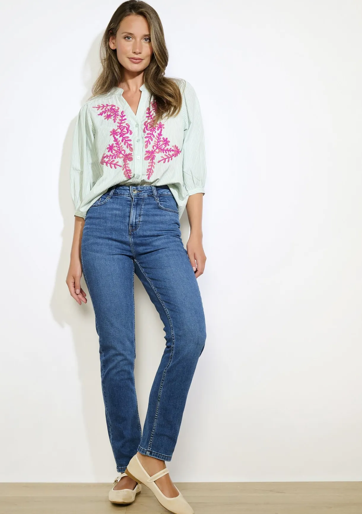 LolaLiza Hemd met borduursels- Blouses En Hemden