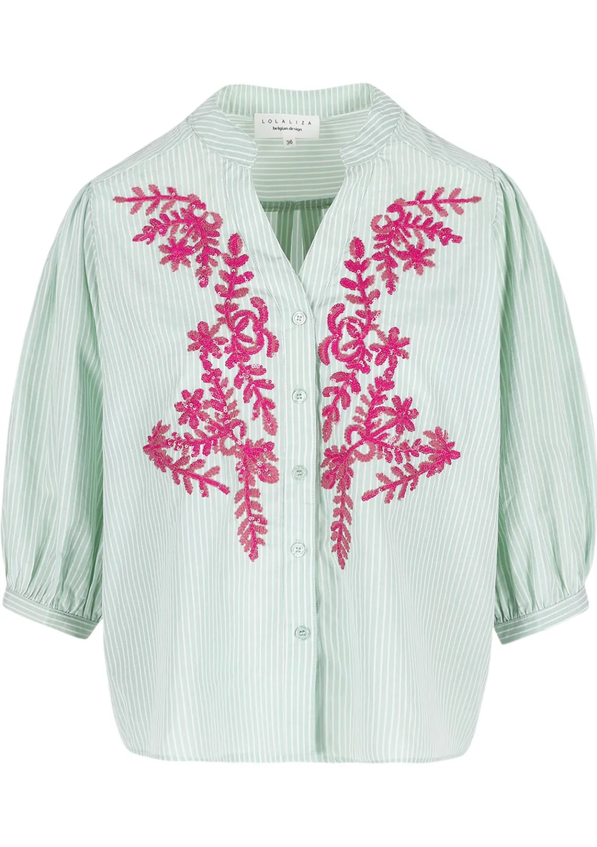 LolaLiza Hemd met borduursels- Blouses En Hemden