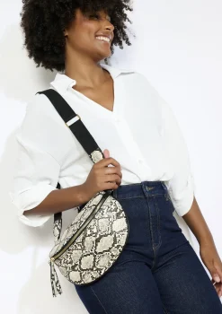 LolaLiza Heuptas imitatieleer slangenprint- Accessoires