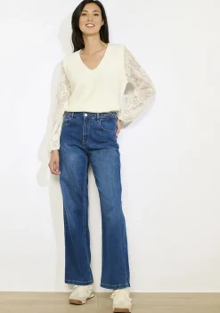 LolaLiza High-waist wijde jeans- Jeans