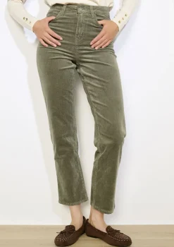 LolaLiza Hoge corduroy broek- Broeken