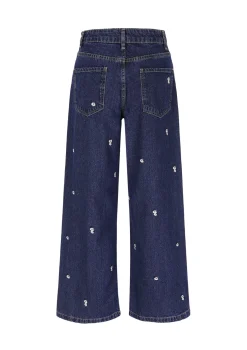 LolaLiza Hoge taille geborduurde jeans- Co-Ord Sets|Jeans