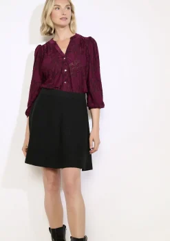 LolaLiza Jacquard top met structuur- Tops En T-Shirts