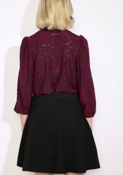 LolaLiza Jacquard top met structuur- Tops En T-Shirts