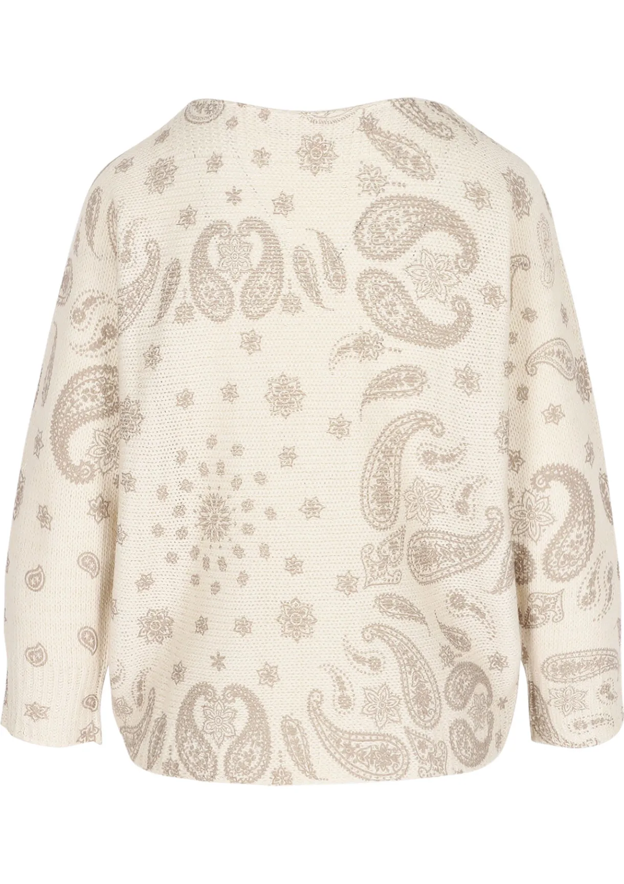 LolaLiza Jacquardtrui met paisley- Truien En Cardigans
