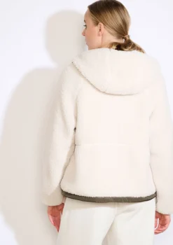 LolaLiza Jas met capuchon in imitatievacht- Loungewear|Vesten En Blazers