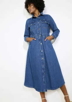 LolaLiza Jeans overhemdjurk- Jurken