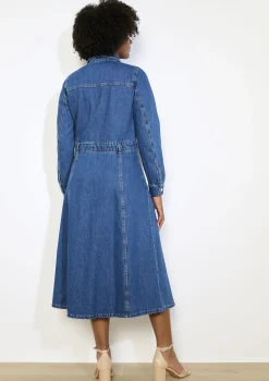 LolaLiza Jeans overhemdjurk- Jurken