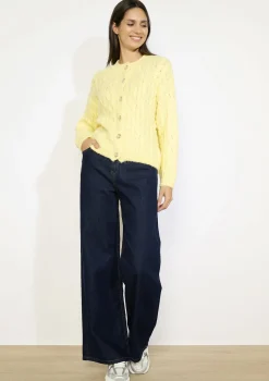 LolaLiza Kabelgebreide cardigan met knopen- Truien En Cardigans