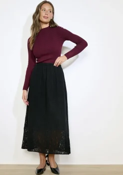 LolaLiza Kanten midi-rok- Rokken