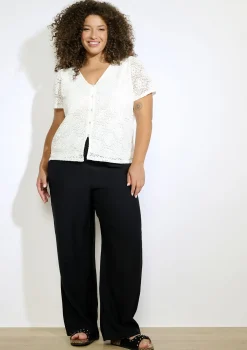 LolaLiza Kanten top- Tops En T-Shirts