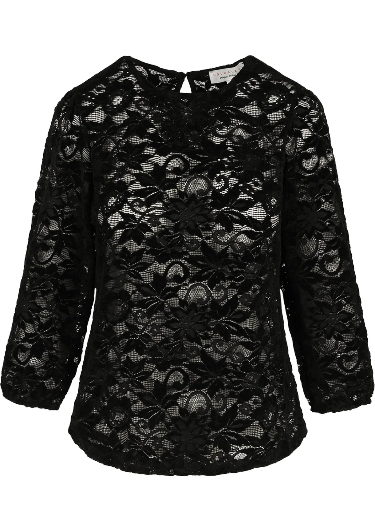 LolaLiza Kanten top met 3/4-mouwen- Tops En T-Shirts