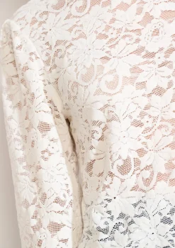 LolaLiza Kanten top met 3/4-mouwen- Tops En T-Shirts