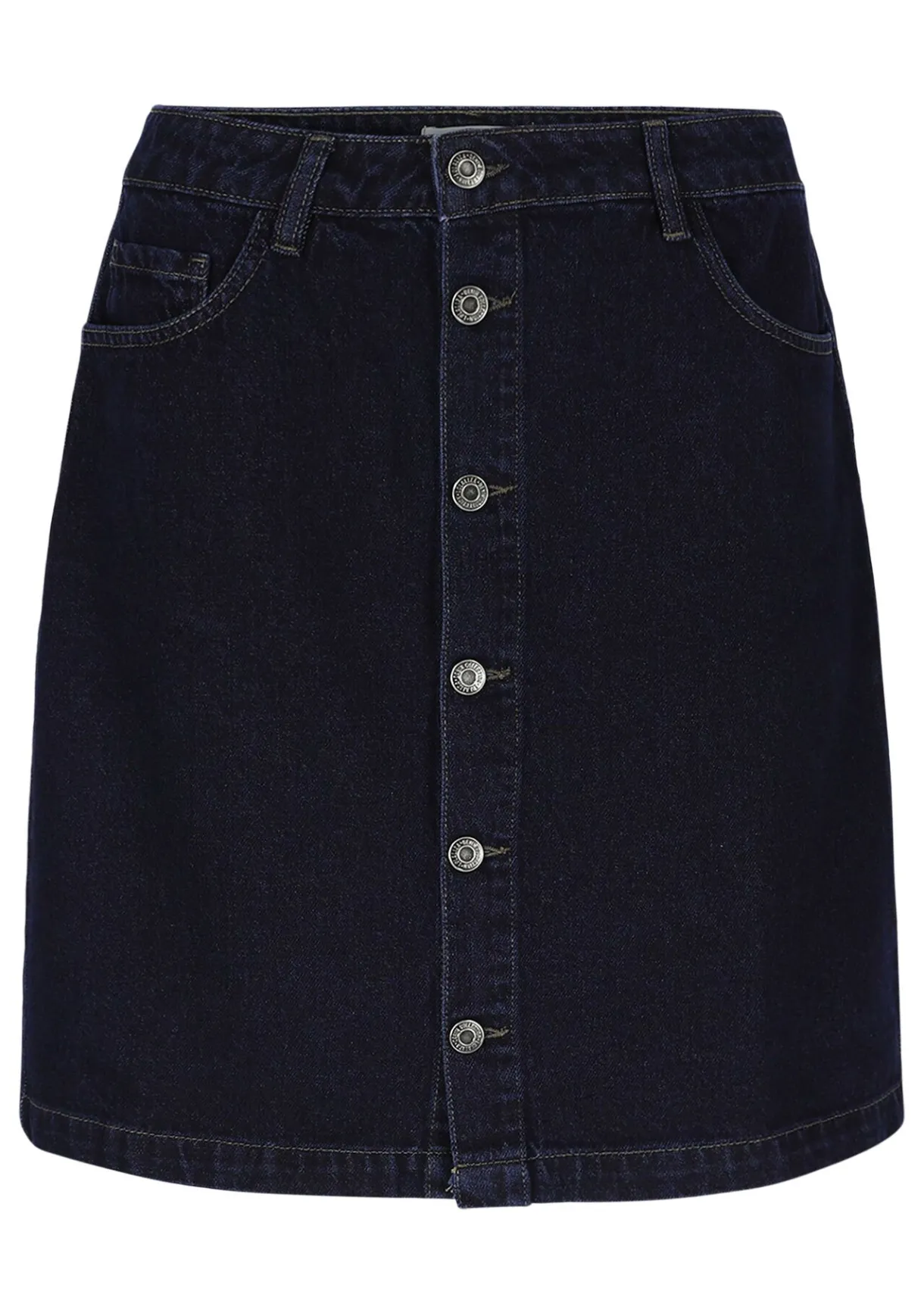 LolaLiza Knoopsluiting denimrok- Rokken