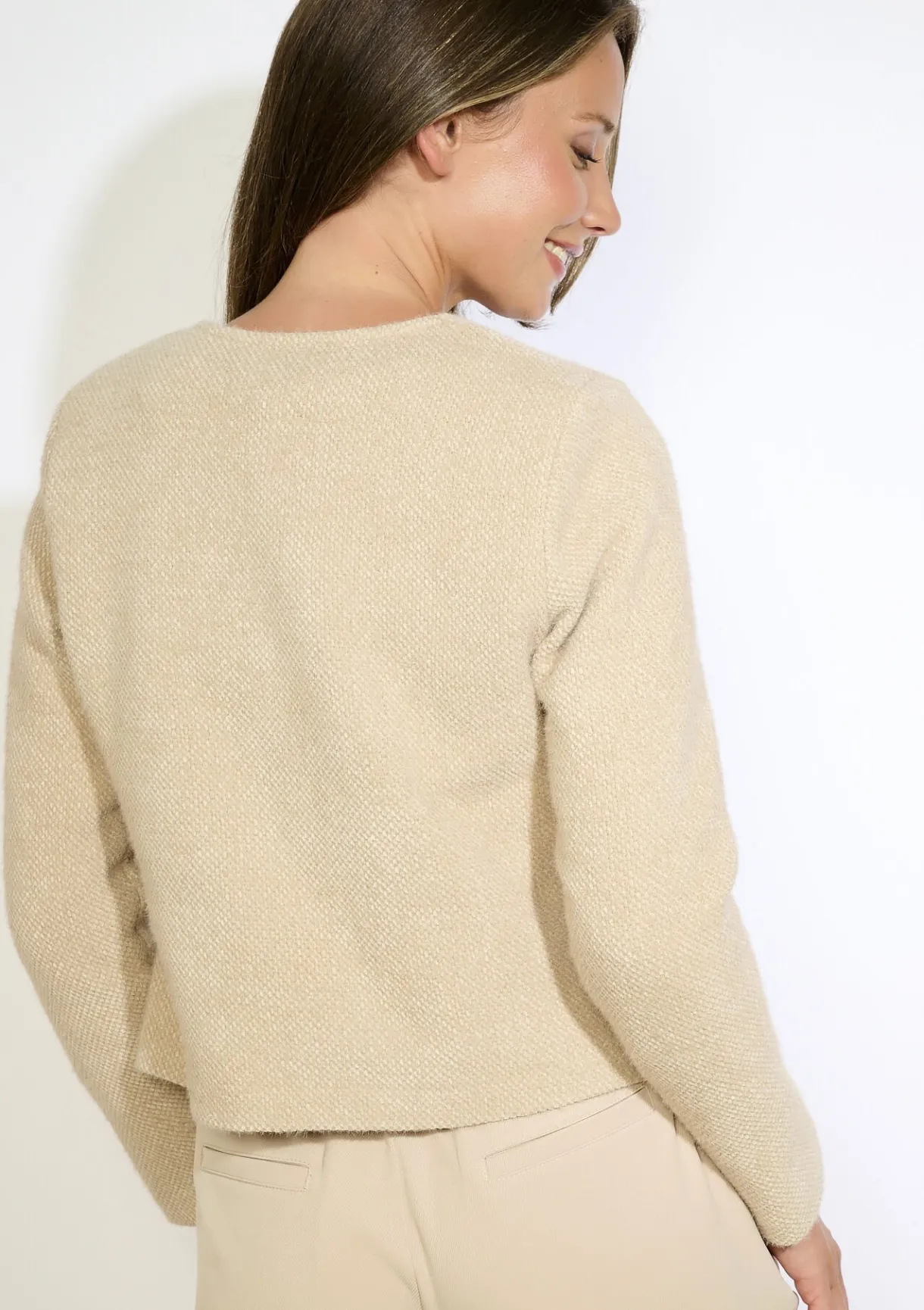 LolaLiza Kort jasje met knopen- Vesten En Blazers