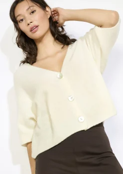 LolaLiza Kort vest met opvallende knopen- Truien En Cardigans