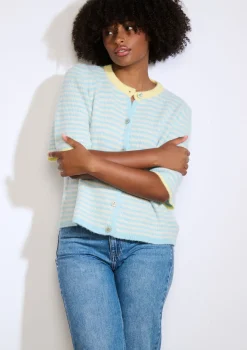 LolaLiza Korte gestreepte vest- Truien En Cardigans