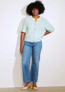 LolaLiza Korte gestreepte vest- Truien En Cardigans