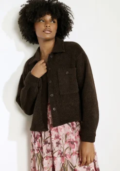 LolaLiza korte jas met textuur- Vesten En Blazers