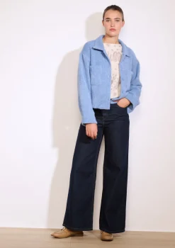 LolaLiza korte jas met textuur- Vesten En Blazers