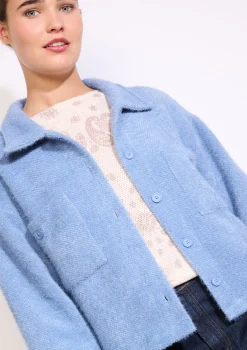 LolaLiza korte jas met textuur- Vesten En Blazers