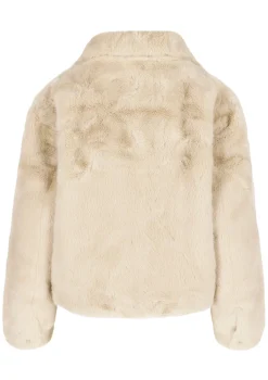 LolaLiza Korte jas van imitatiebont- Mantels En Jassen