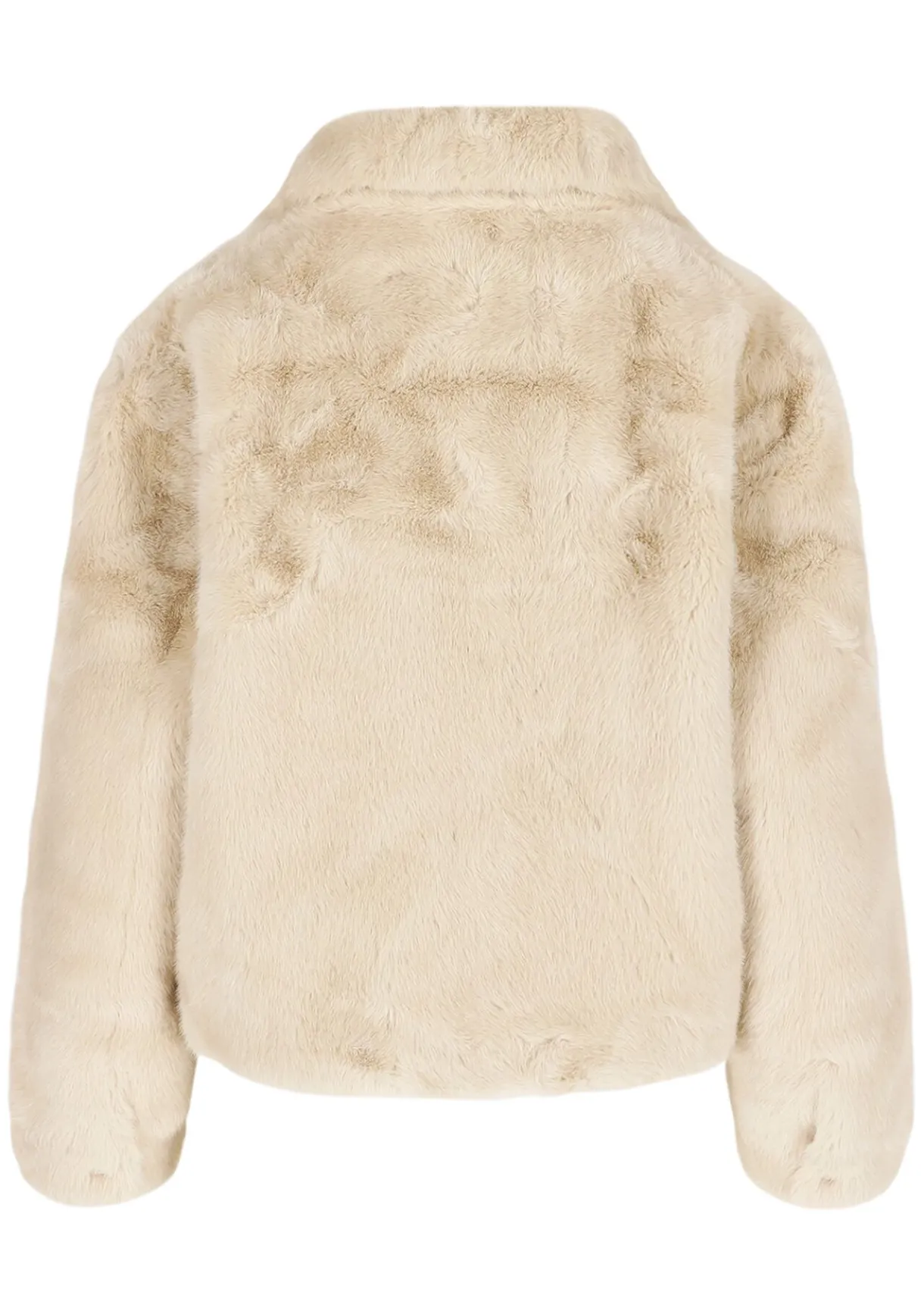 LolaLiza Korte jas van imitatiebont- Mantels En Jassen