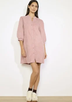 LolaLiza Korte jurk in ribfluweel- Jurken