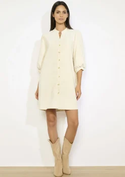 LolaLiza Korte jurk in ribfluweel- Jurken