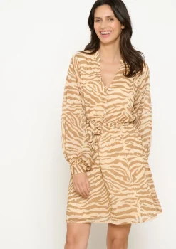 LolaLiza Korte jurk met dierenprint- Jurken