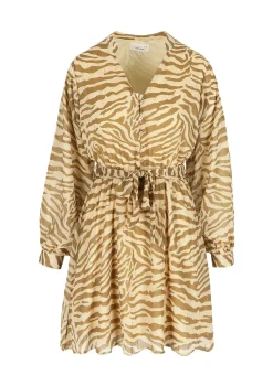 LolaLiza Korte jurk met dierenprint- Jurken