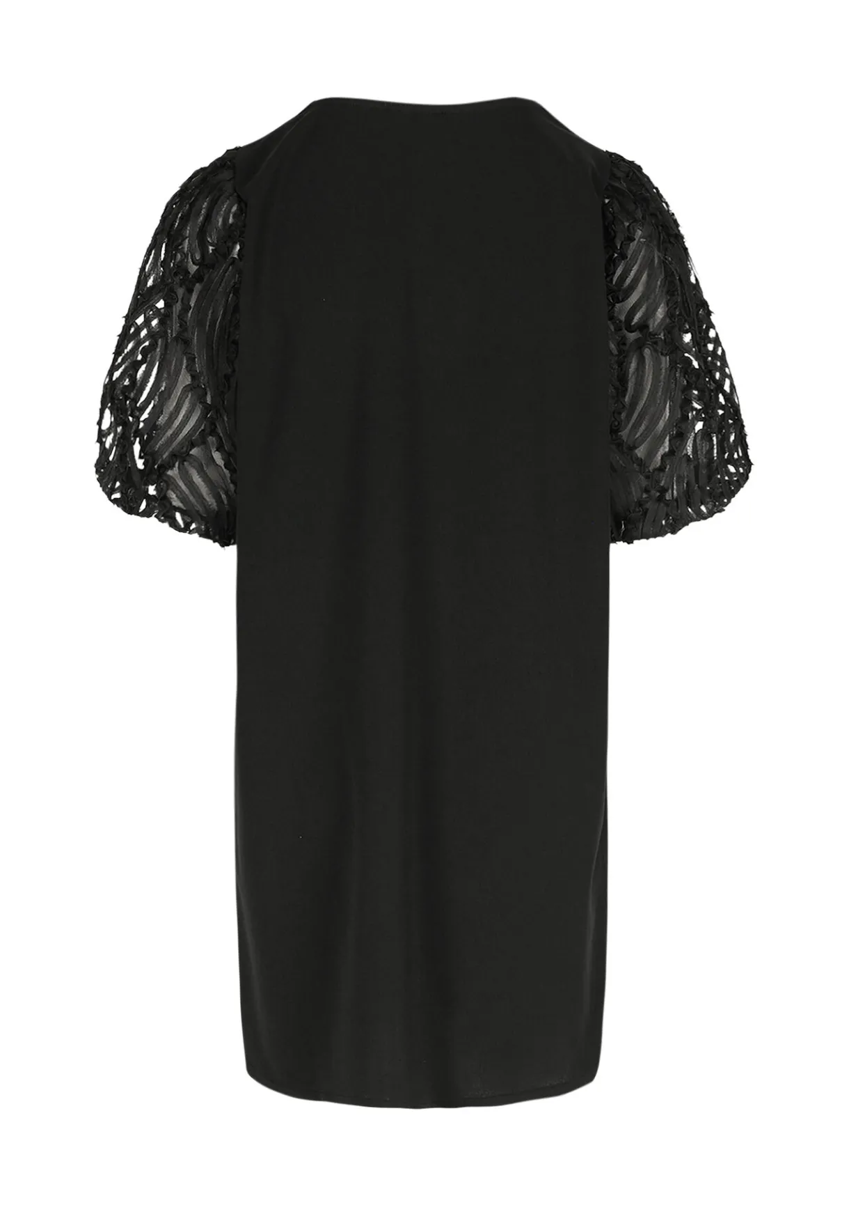 LolaLiza Korte jurk met kantmouwen- Jurken