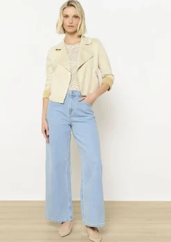 LolaLiza Korte suèdelook jas- Vesten En Blazers