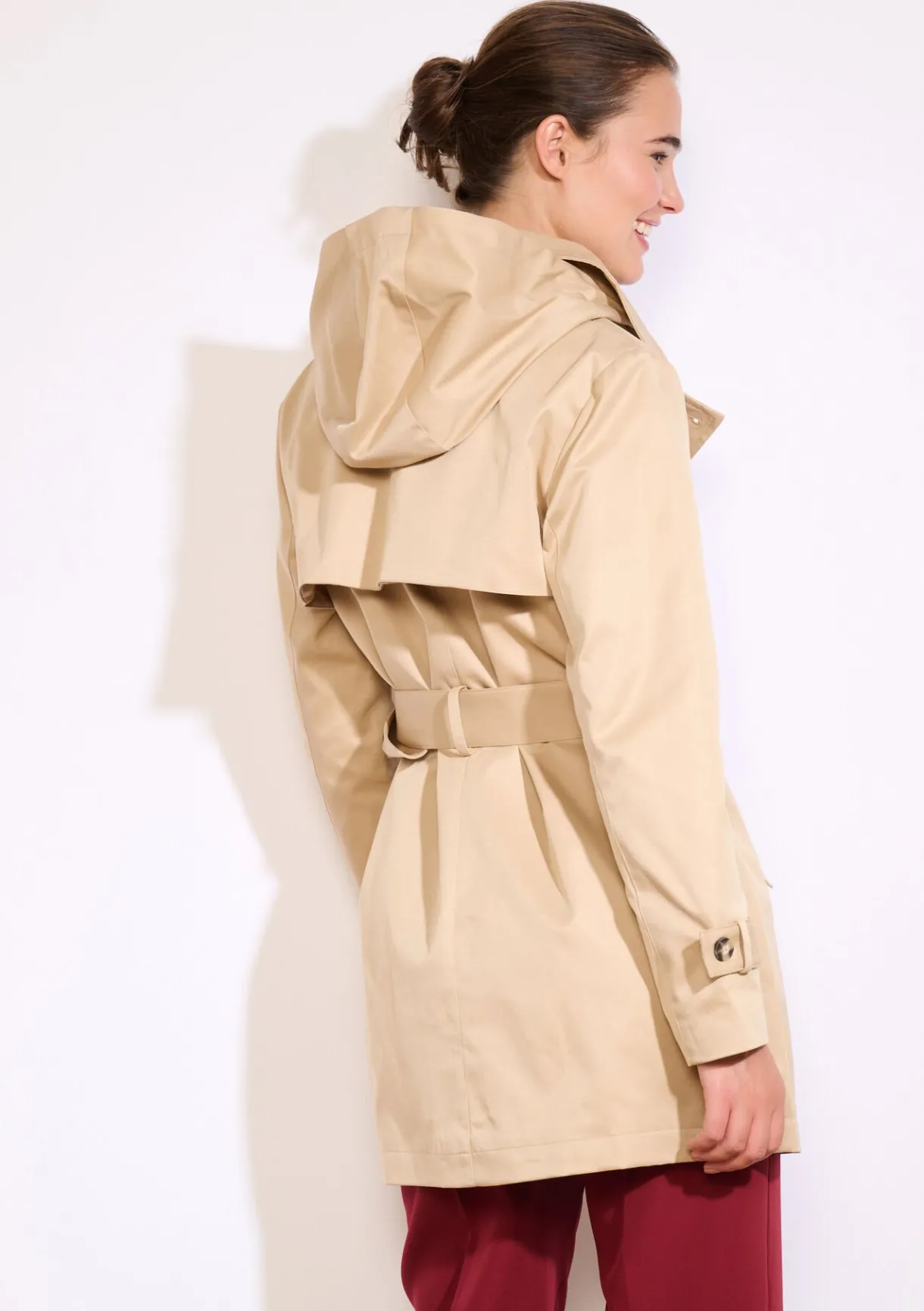 LolaLiza Korte trench met ceintuur- Mantels En Jassen