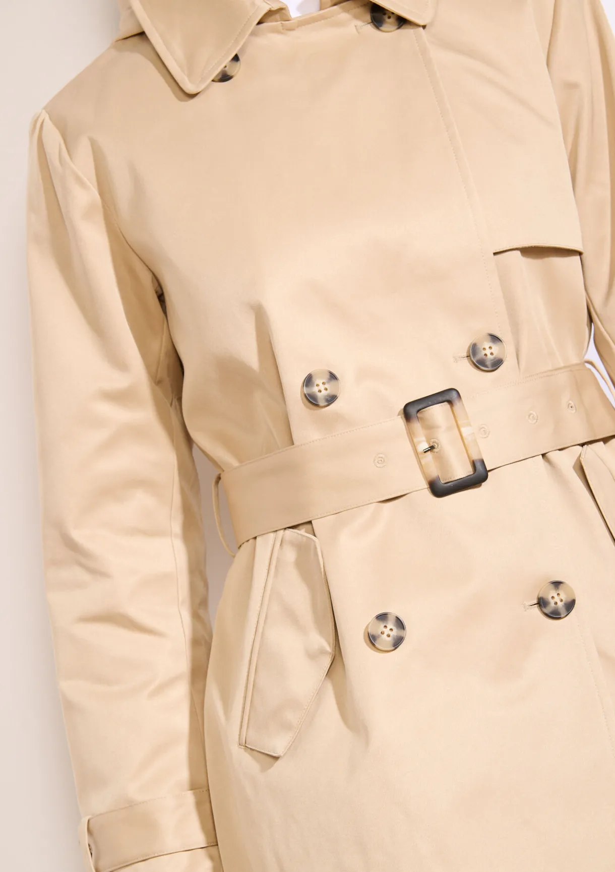 LolaLiza Korte trench met ceintuur- Mantels En Jassen