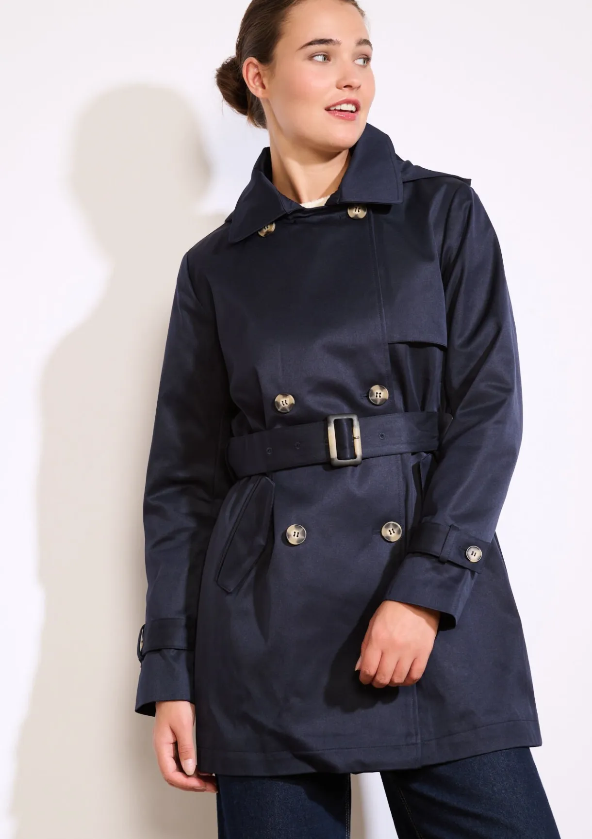 LolaLiza Korte trench met ceintuur- Mantels En Jassen