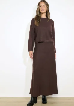 LolaLiza Lange gebreide rok- Rokken