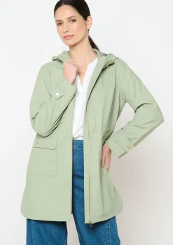 LolaLiza Lange gecoate parka- Mantels En Jassen