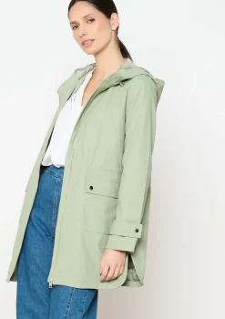 LolaLiza Lange gecoate parka- Mantels En Jassen