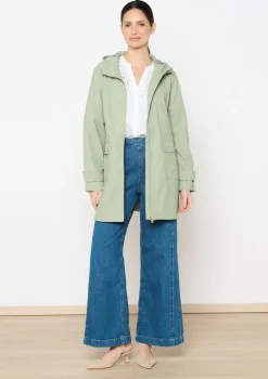 LolaLiza Lange gecoate parka- Mantels En Jassen