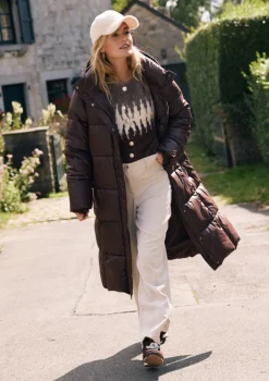 LolaLiza Lange gewatteerde jas- Mantels En Jassen