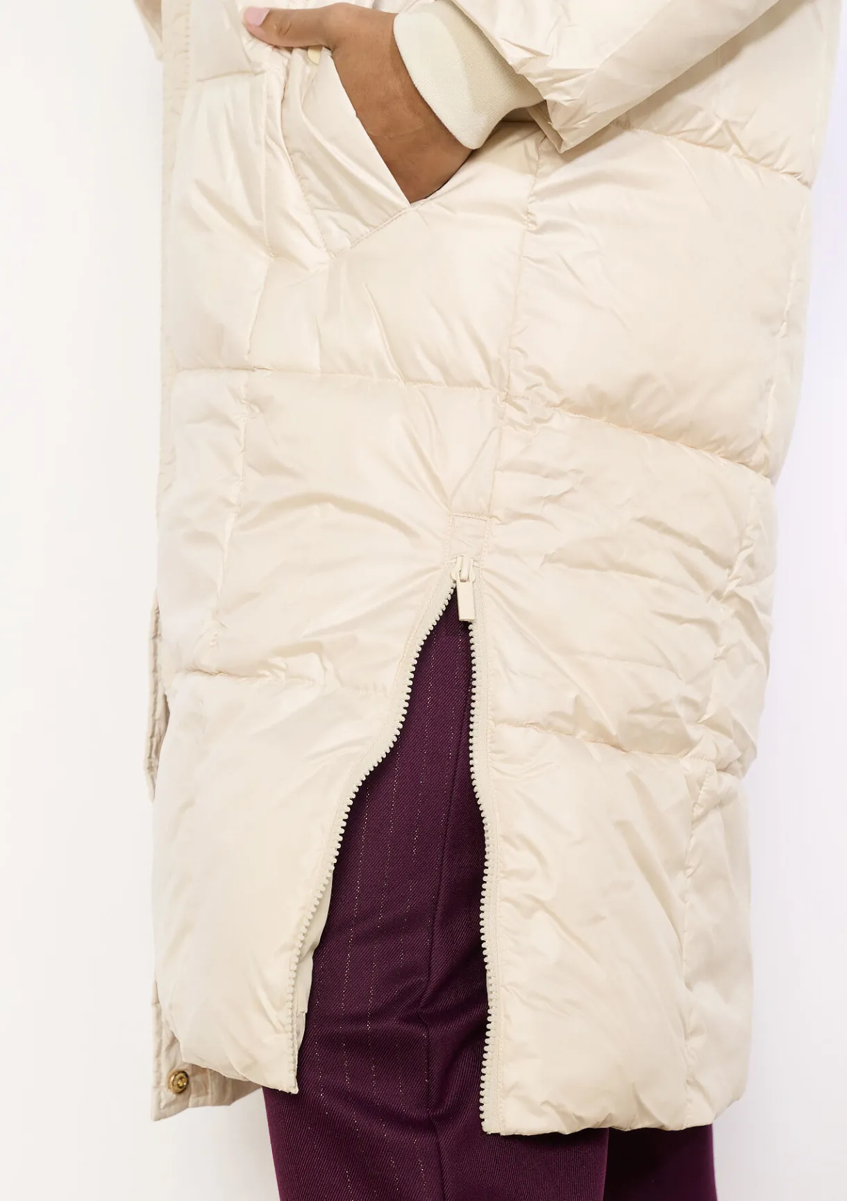 LolaLiza Lange gewatteerde jas- Mantels En Jassen