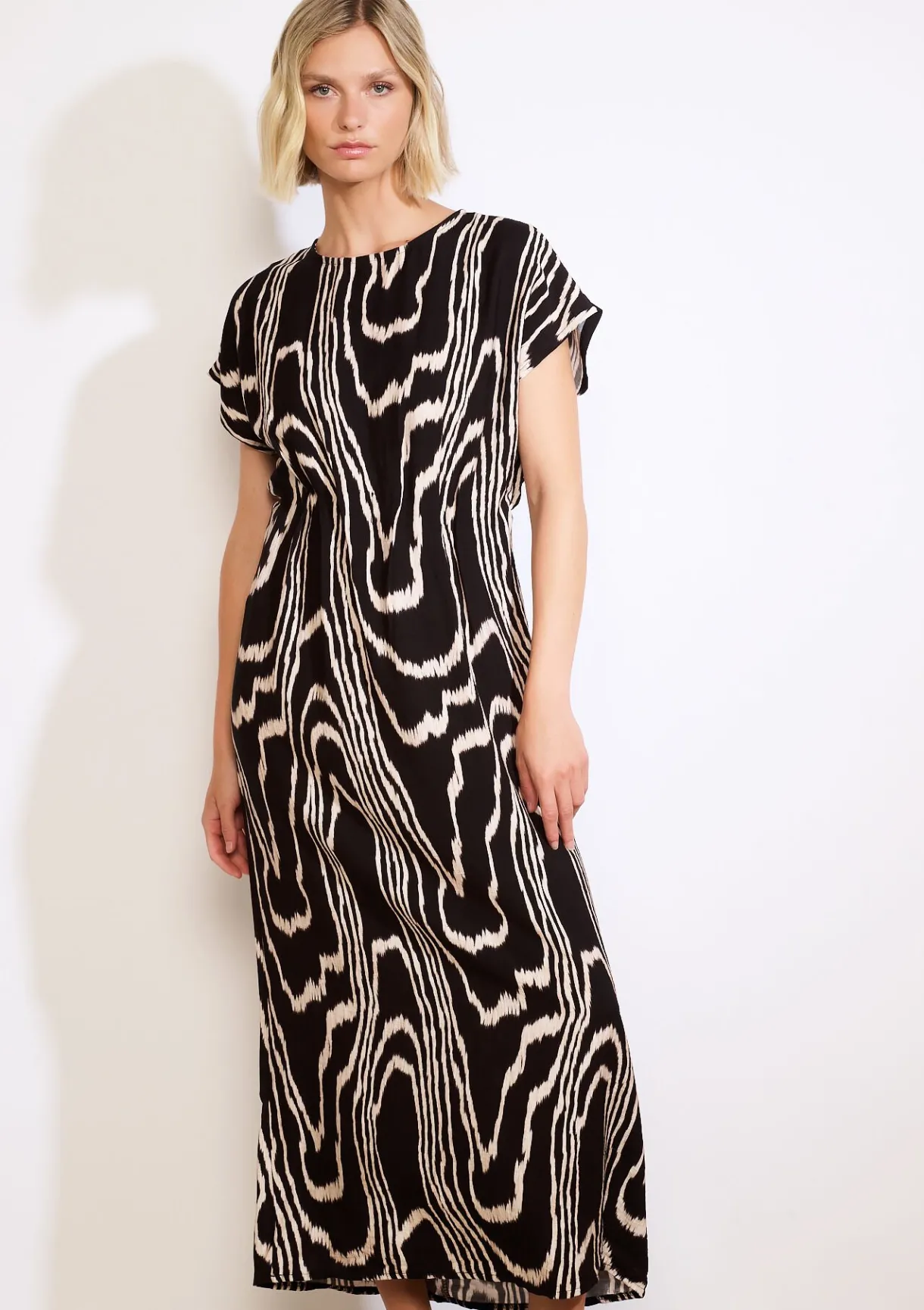 LolaLiza Lange jurk met print- Jurken