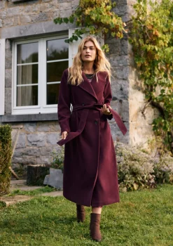 LolaLiza Lange mantel met ceintuur- Mantels En Jassen