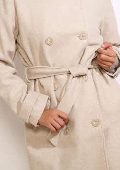 LolaLiza Lange mantel met ceintuur- Mantels En Jassen